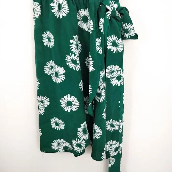 Amour Vert Coastal Floral Amelia Wrap Dress Small - Picture 5 of 7